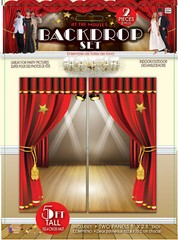 AT THE MOVIES Backdrop set background dance dinner party wall decor photo booth