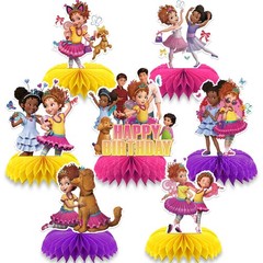 Fancy Nancy Honeycomb Centerpieces 3D Table Decorations Party Supplies