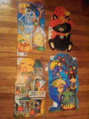 Halloween Diecuts Cutouts Eureka Vintage Decorations Extra Lg U Pick NOT a LOT