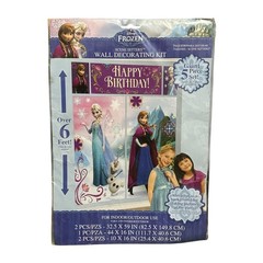 Disney Frozen Party Decorations Lot Table Kit Scene Setter Wall Kit Birthday New