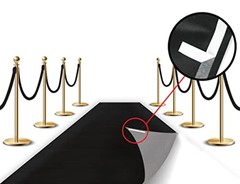 Carpet Floor Runner Hollywood Party Decoration Fabric 100 GSM