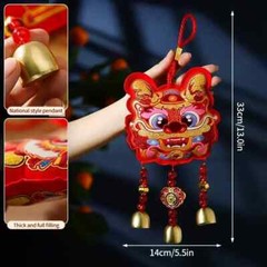 Chinese Wedding Fu Character Decor Hanging Ornament Wall Car Hanging Decor