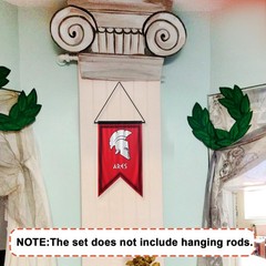 Greek Gods Banners, 14pcs Percy Jackson Cabin Banners, Greek Mythology Party …