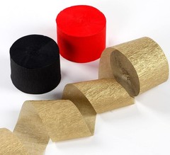 Red-Black Gold Casino-Theme Party-Decorations Streamers – 9 Rolls Graduation …