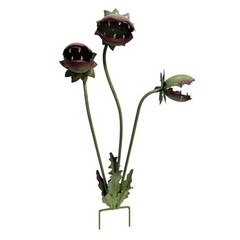 Rust Resistant Metal Flytrap For Sculpture for Outdoor Garden Yard Lawn Decor