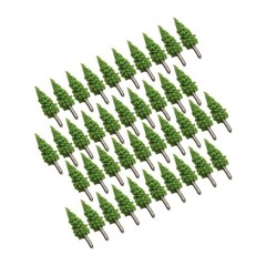 40x Mixed Model Trees With Base For Train Railroad Diorama Models Train Scenery