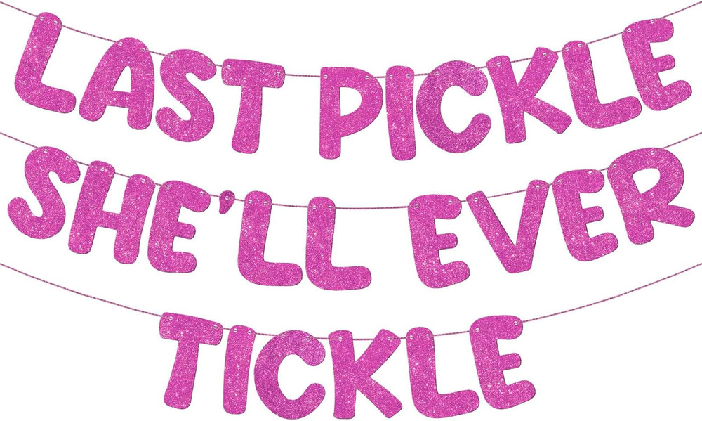 Pre Strung Funny Bachelorette Banner Naughty Bachelorette Party Decorations Glit