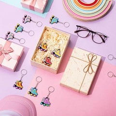 Pcs Roller Skate Keychain for Party Favors – 70s & 72