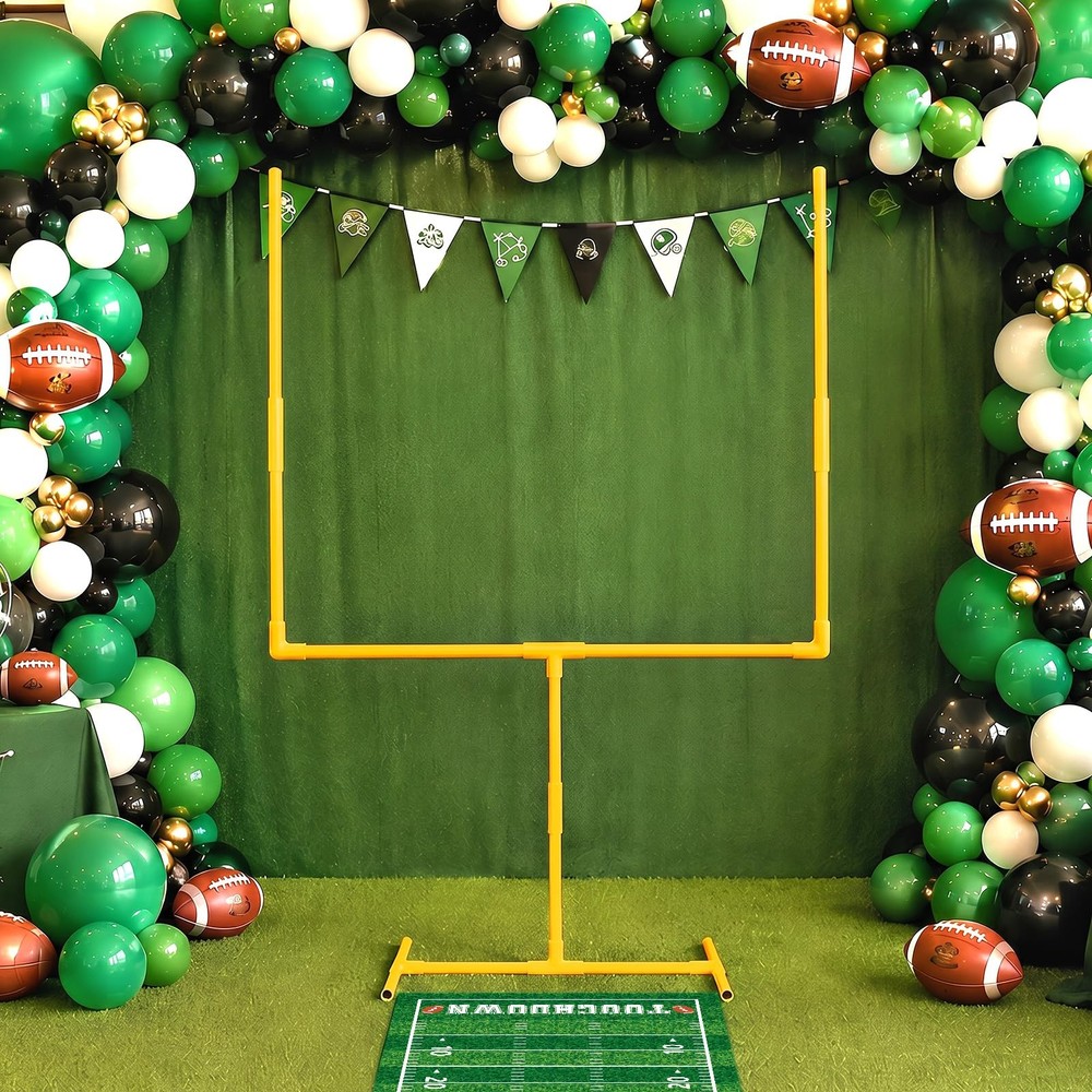 2 Pcs Football Party Decorations 70.8 x 31.5in Large Plastic Goal Field Post …