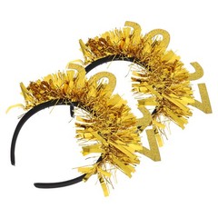 2pcs 2027 New Year Headbands – Number Headband with Tassel – Happy New