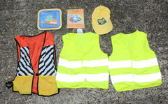 Construction Zone Party Plates Balloons Hat Vests Worker Ikea Gymboree Cute Lot