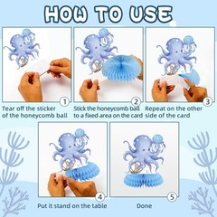 Under the Sea Baby Shower Decorations, Ocean Animals Decorations Include Welc…
