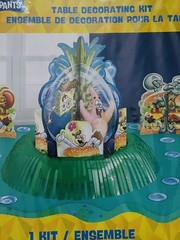 SpongeBob Square Pants 3 pc Table Decorating Kit Birthday Party Set Brand New