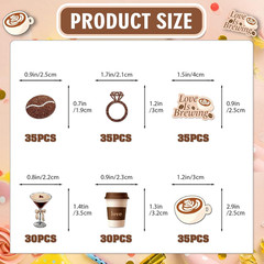 Love is Brewing Bridal Shower Decorations, 200PCS Love is Brewing Coffee Confett