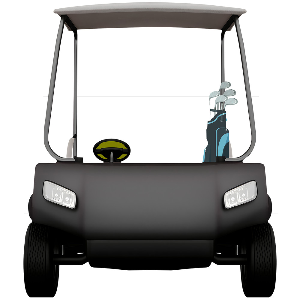 SS11089 Golf Cart Stand In Cardboard Cutout Standee Standup