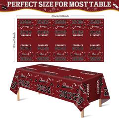 Maroon Graduation Decorations Class of 2025 – Graduation Party Decorations 2025