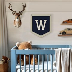 Boys Room Decor Name Pennant Flag,