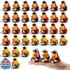 Graduation Ducks Class of 2025 – 36Pc Rubber Ducks with Grad Cap Diploma,Coll