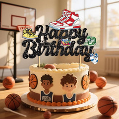 Sneaker Happy Birthday Cake Topper Sneaker Cake Decorations Sneaker Party Decora