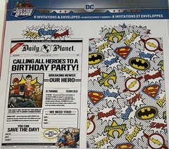 JUSTICE LEAGUE HEROES UNITE DAILY PLANET Premium Superhero Party Invitations NEW