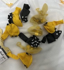 HE SHE WHAT WILL IT BEE? Gender Reveal Party Decorations 12 Item Set, Bumblebee