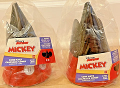 Mickey Mouse Disney Junior Birthday Party Cone Hats Lot of 2 Kids NEW Girls Boys