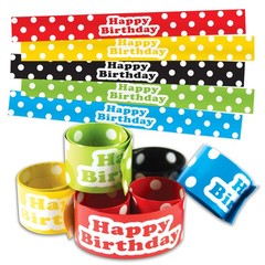 Teacher Created Resources Birthday Slap Bracelets 10pk