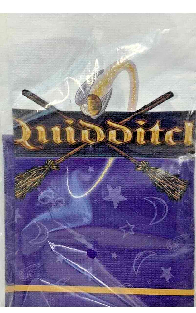 Harry Potter QUIDDITCH GAME 89 x 54″ Heavy Paper Party Table Cover VINTAGE 2000