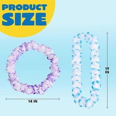 36 Beautiful Silk Hawaiian Leis – Perfect for Luau Celebrations and Baby Showers