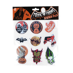 3″ Toxictoons Character PVC Sticker Pack – Morris Costumes