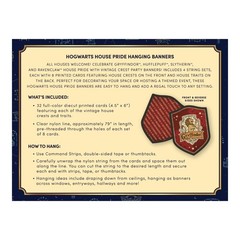 ConQuest Journals Harry Potter Hogwarts House Pride Hanging Cardstock Banner …