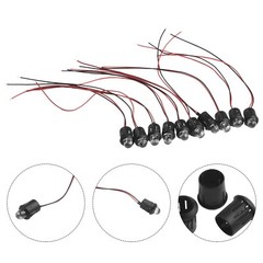 Water Clear Bulb Cable with 10mm PreWired LED 10 Pack Constant Lighting