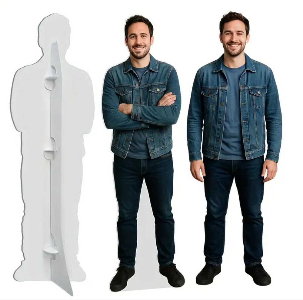 Custom life-size standees – Personalized full-body pho