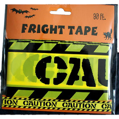 Zombie Prop Building-CAUTION-Barricade Fright Tape-Costume Party Decoration-30ft
