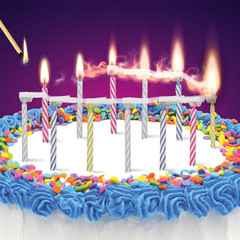 Quick Light Birthday Candles – Amazing Chain Reaction – Lighting One Candle Ligh