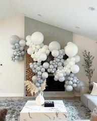 Gray Latex Balloons 100 Pack 12″ Helium for Birthday, Baby Shower, Wedding