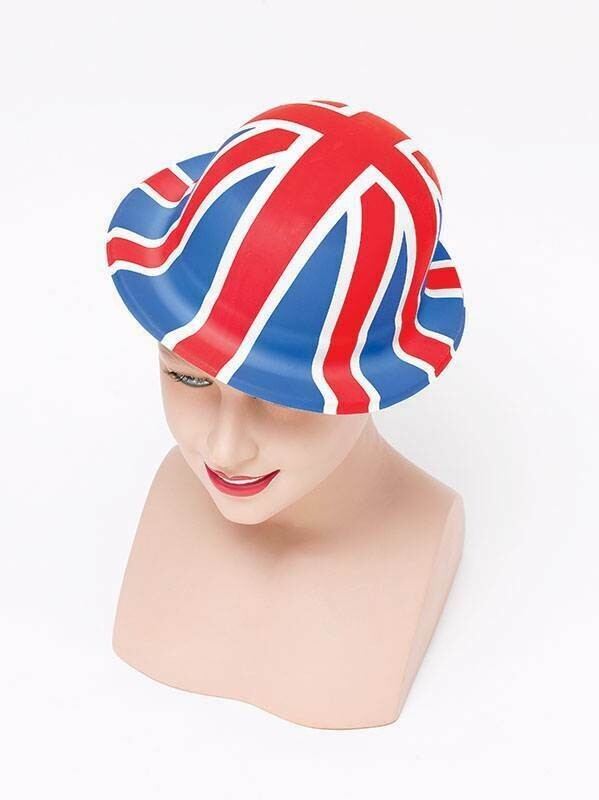 UnionJack Bowler Hat Queens Platinum Jubilee King Charles Coronation Royal Party