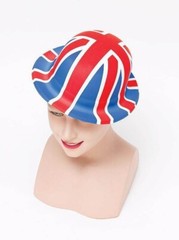 UnionJack Bowler Hat Queens Platinum Jubilee King Charles Coronation Royal Party