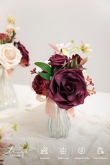 Ling’S Moment Lings Moment Flowers Mini Bridesmaid Bouquets Set Of 6 Pre-Made