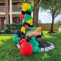 Juneteenth Balloon Garland Kit – 167pcs Happy Juneteenth Decorations for Black H