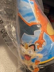 2014 8 Pokemon Party Hats w/Charizard, Pikachu, Meowth *Open/Unused* ooo1