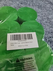 Streamers/8 Rolls/Crepe Paper Streamer with free Panda Keychain