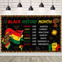 Black History Month Backdrop Black History Month Banner African American Nationa