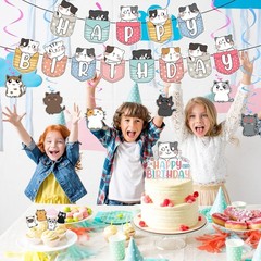 Adorable Cat Theme Birthday Party Supplies