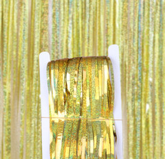 Party Decoration 2M-3M LASER Foil Fringe Tinsel Shimmer Curtain Wedding Birthday