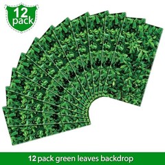 Pieces Jumbo Green Leaves Photography Leaf Backdrop 3D 54 x 108 Inches 12