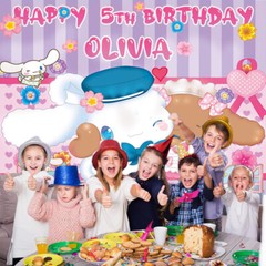 Cinnamoroll Personalised Custom Banner Backdrop Party Supplies Birthday Gift