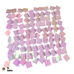 COKAOBE 24 Pcs Iridescent Pink Rainbow Shimmer Wall Backdrop
