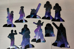 10 piece party Star Wars characters stand-up table centerpieces set