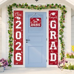 3 Pieces 2026 Graduation Party Decorations Graduation Porch Sign Class of 202…
